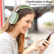 Siliconen hoes voor AirPods Max-hoofdtelefoon, anti-kras oorkussentje,  hoesje/oorschelpenhoes/hoofdband voor AirPods Max, 3-in-1 accessoires, ...