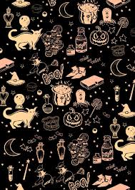 Halloween Print Art Print By Minniemorrisart X Small In 2020 Witchy Wallpaper Halloween Prints Halloween Wallpaper Iphone