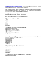 Soal essay tentang pola hidup sehat beserta jawabannya. Soal Hots Essay Penjas Kelas 7 Beserta Jawabannya Ilmusosial Id