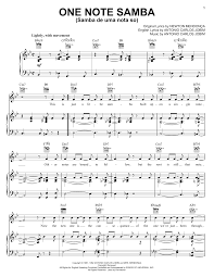 We would like to show you a description here but the site won't allow us. Antonio Carlos Jobim One Note Samba Samba De Uma Nota So Sheet Music Download Pdf Score 191243