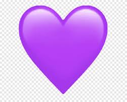 Etiqueta do símbolo do coração roxo de Emoji, Emoji, amor, roxo png | PNGEgg