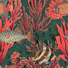 The Undersea Wallpaper Undersea Mind The Gap Pink Wallpaper Wallpaper