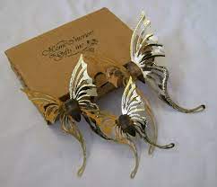 Home Interior Butterflies Metal Butterfly Set Of Butterflies Vintage Butterfly Butterfly Wall Hanging Retr Retro Wall Art Butterfly Wall Vintage Butterfly