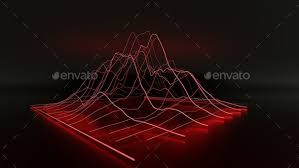 Find the large collection of 52000+ red background images on pngtree. Financial 3d Red Neon Light Chart In Black Background Abstract Wallpaper Backgrounds Neon Lighting Neon