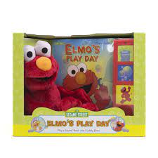 I'm curious to see how much zoe is played. Sesame Street Elmo S Play Day Play A Sound Book And Cuddly Elmo Plush Pi Kids Ann Spence Editors Of Phoenix International Publications Editors Of Phoenix International Publications Editors Of Phoenix International