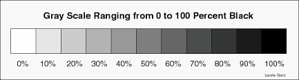 Grey Scale Color Chart Print Test Chart Kodak Gray Scale