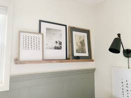 Showcase or organize your favorite framed photos, framed artwork, collectibles, books, awards, and decor with a sturdy picture ledge shelf. Diy Easy Build Ledge Shelf