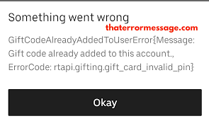 We did not find results for: Giftcodealreadyaddedtousererror Uber Eats That Error Message Forum Latest Errors