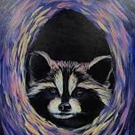 Racoon - Tipsy Brush Painting Party!