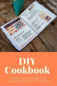 Hp Diy Recipe Cards Cookbook Template Recipe Book