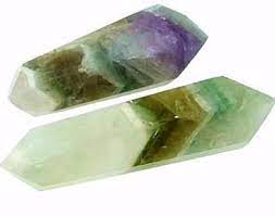 Prasiotrino Cuarzo Que Contiene Tres Variedades De Color Amarillo Verde Y Violeta O Transparent Piedras Y Cristales Cristales Botellas De Vidrio Recicladas