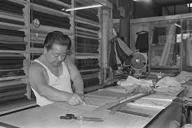 A Tailor At Work In His Shop In Jalan Kayu Singapore Photos Photographs And Memories Singapore