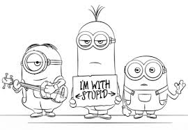 Dibujos Para Colorear De Los Minions