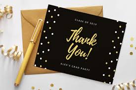 What to write in a thank you card for graduation. 8 Free Printable Graduation Thank You Cards
