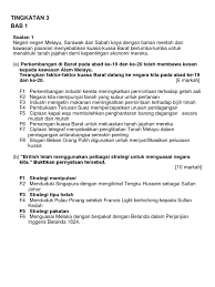 Tingkatan 3 Sejarah Contoh Soalan Bahagian C Kssm 2019