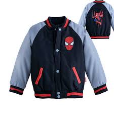 Click To Buy Boys Girls Spiderman Spider Man Bomber Jacket Coats Children Red Black Thick Warm Fur Coat Kids Bo Kids Outerwear Boy Outerwear Girls Jacket