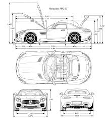 Mercedes Amg Gt Roadster Blueprint Mercedes Amg Roadsters Blueprints