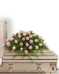 We know how difficult it may be planning funeral flowers for a loved one and we are here to help you to the best of. Pink Tranquility Casket Spray In Dayton Oh Furst The Florist Greenhouses