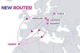 Wizz Air On Twitter Wizznews Announcing 4 New Routes To Agadir From Budapest Katowice Wroclaw And Vilnius From This Winter