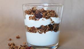 For breakfast or an anytime snack, top protein heavy greek yogurt with a small handful of berries, nuts, and sunflower seeds to make a delicious parfait. Siggi S Icelandic Yogurt Simple Yogurt Granola Parfait