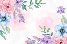 Download Watercolor Flowers Background In Pastel Colors For Free In 2020 Watercolor Flowers Watercolor Flower Background Vintage Floral Backgrounds