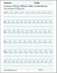 These printable cursive alphabet tracing worksheets are great for kindergarten, first, second, and third grade. 50 Cursive Writing Worksheets Alphabet Letters Sentences Advanced