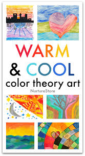 Warm And Cool Color Theory Art Lesson For Kids Nurturestore Color Theory Art Lessons Color Art Lessons Color Theory Art