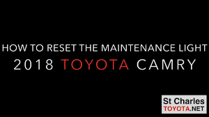With multiple exterior colors and interior colors available, evergreen park drivers have access to a wide variety of shades and hues to choose. 2018 Camry Maintenance Reset Youtube