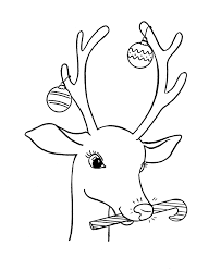 Christmas color by number addition. Christmas Reindeer Coloring Pages Coloring Home