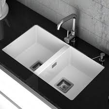 Andy 75cm X 45cm Double Bowl Undermount Kitchen Sink Undermount Kitchen Sinks Double Bowl Undermount Kitchen Sink Ceramic Kitchen Sinks