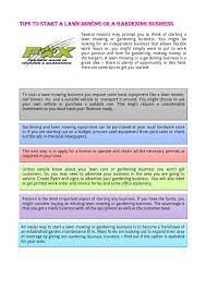 Walkers lawn care services in plano, tx. Ppt Tips To Start A Lawn Mowing Or A Gardening Business Powerpoint Presentation Id 7546639