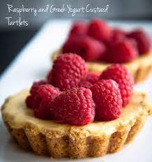 Recipe Raspberry And Greek Yogurt Custard Tartlets Raspberry Recipes How Sweet Eats Dessert Recipes