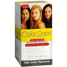 Color Oops Extra Conditioning Hair Color Remover Bleach Free Dye Remover Walmart Com Hair Color Remover Color Oops Oops Hair Color Remover