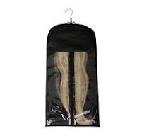 Portable Hair Extensions Storage Bag with Hanger Hairpieces Storage Holder  Wigs Carrier Case for Wig Hat Cap Holder Collapsible Wig Dryer With Zipper  ...