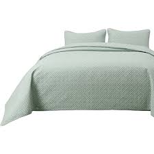 Shop for aqua bedspreads and comforters online at target. Buy Cozy Beddings Allyson 2pc Quilted Bedspread Thin Extra Light Weight And Oversized Coverlet Twin Twin Xl Size Bed Aqua Green Online In Indonesia B01n17bil7