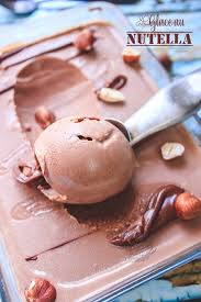 Glace Au Nutella Glace Nutella Recettes De Glaces Maison Nutella