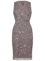 Adrianna Papell Beaded Cocktail Dress Lead Grey Dresses Cocktail Dress Beaded Cocktail Dress