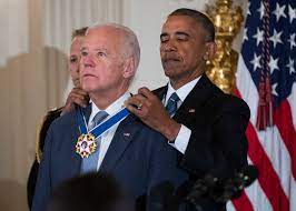 Is the 46th and incumbent president of the united states. Obama Surprises Joe Biden With Presidential Medal Of Freedom The New York Times