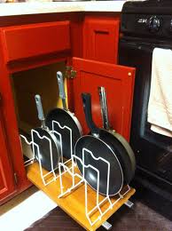 Pan Storage Heavy Duty Drawer Sliders From Home Depot Scrap Of Old Shelving From The G Kitchen Storage Organization Kitchen Storage Decorating Small Spaces