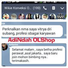 Adindah_OLShop: DATABASE KONVEKSI ORI