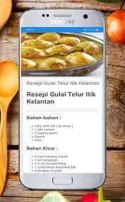 Gulai kawah @ gulai raja berangkat? Resepi Telur For Android Apk Download