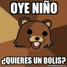 Meme Pedobear Oye Nia O A Quieres Un Bolis 15010340 Innovativi, contemporanei, funzionali i ripiani bolis italia. meme pedobear oye nia o a quieres un