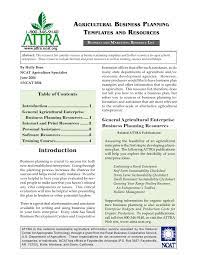 Business plan ning is usually critical to beginning character success. Agricultural Business Planning Templates And Resources