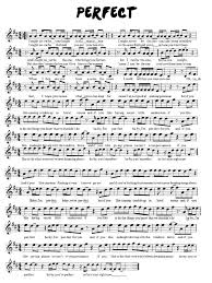 One Direction Perfect Violin Sheet Music Violin Sheet Music Sheet Music Flute Sheet Music