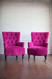 Pair Of Chairs For Living Room Pair Of Pink Tufted Chairs Great For Photography And Props In 2020 Pink Dining Rooms Tufted Dining Room Chair Pink Dining Chairs