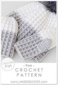 Watson Waffle Crochet Hat Free Pattern Lakeside Loops Crochet Mittens Free Pattern Crochet Hats Free Pattern Crochet Hat Free