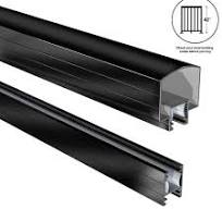 PEAK Aluminum Railing 4 ft. Black Aluminum Deck Railing Hand ...