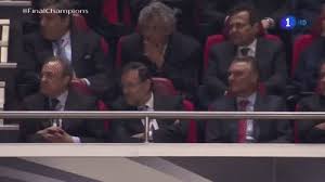 In the latest batch, perez. Extasis De Florentino Perez Con Aznar Final Champions Real Madrid 4 1 Atletico On Make A Gif