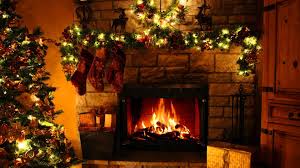 Christmas Fireplace Wallpapers Top Free Christmas Fireplace Backgrounds Wallpaperaccess