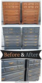 Modern white furniture with elegance will never go out of fashion. Maple Chests In Distressed Blue Smoke Before After Painted Bedroom Furniture Vintage Bedroom Furniture Refinishing Furniture Diy